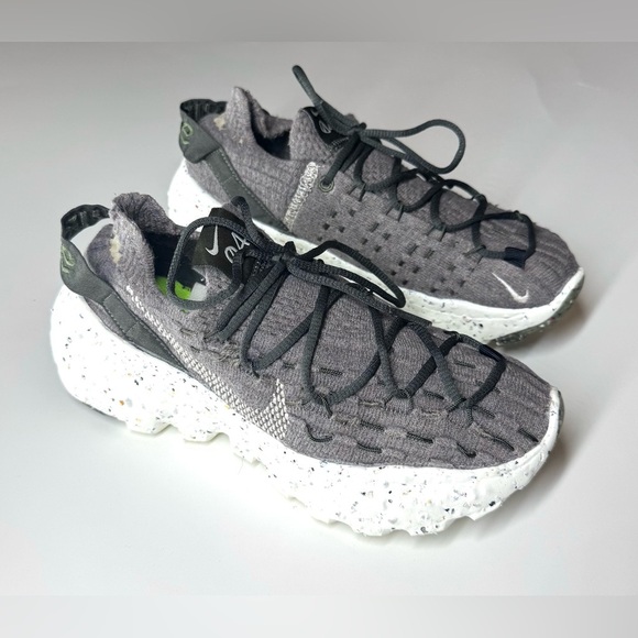 Nike Women’s Space Hippie 04 Iron Grey Workout Sneakers Size- 6.5 CD3476-300 - Picture 4 of 8